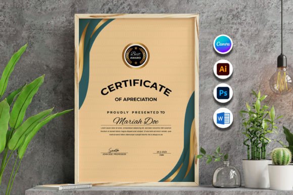 Designing Recognition: The Power of a Professional Certificate Template