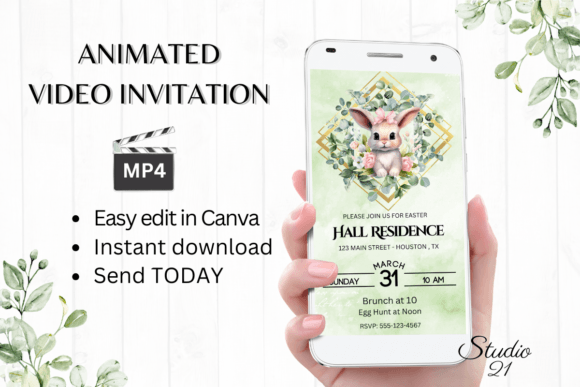 Effortless Easter Invitations: Your Animated Digital Solution