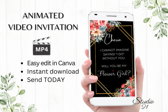 Floral Flower Girl Proposal: A Modern Script for Memorable Designs