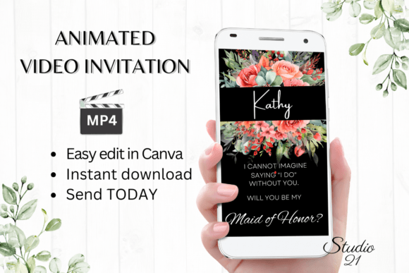 Floral Maid of Honor Proposal: A Modern Approach to Asking