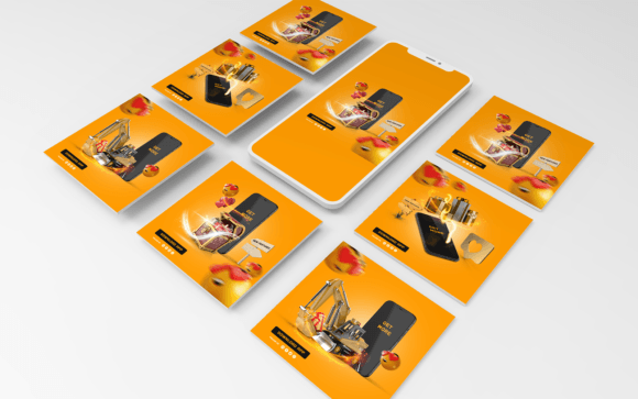 Social Media Templates-App-Tech-011-22: Your All-in-One Design Kit