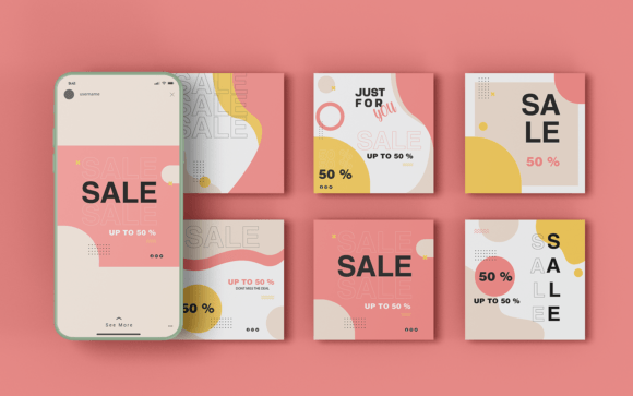 Social Media Templates-Sale-012-22: Your Visual Branding Kit