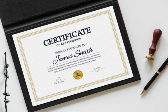 Vintage Certificate Layout Editable: A Timeless Design for Modern Needs